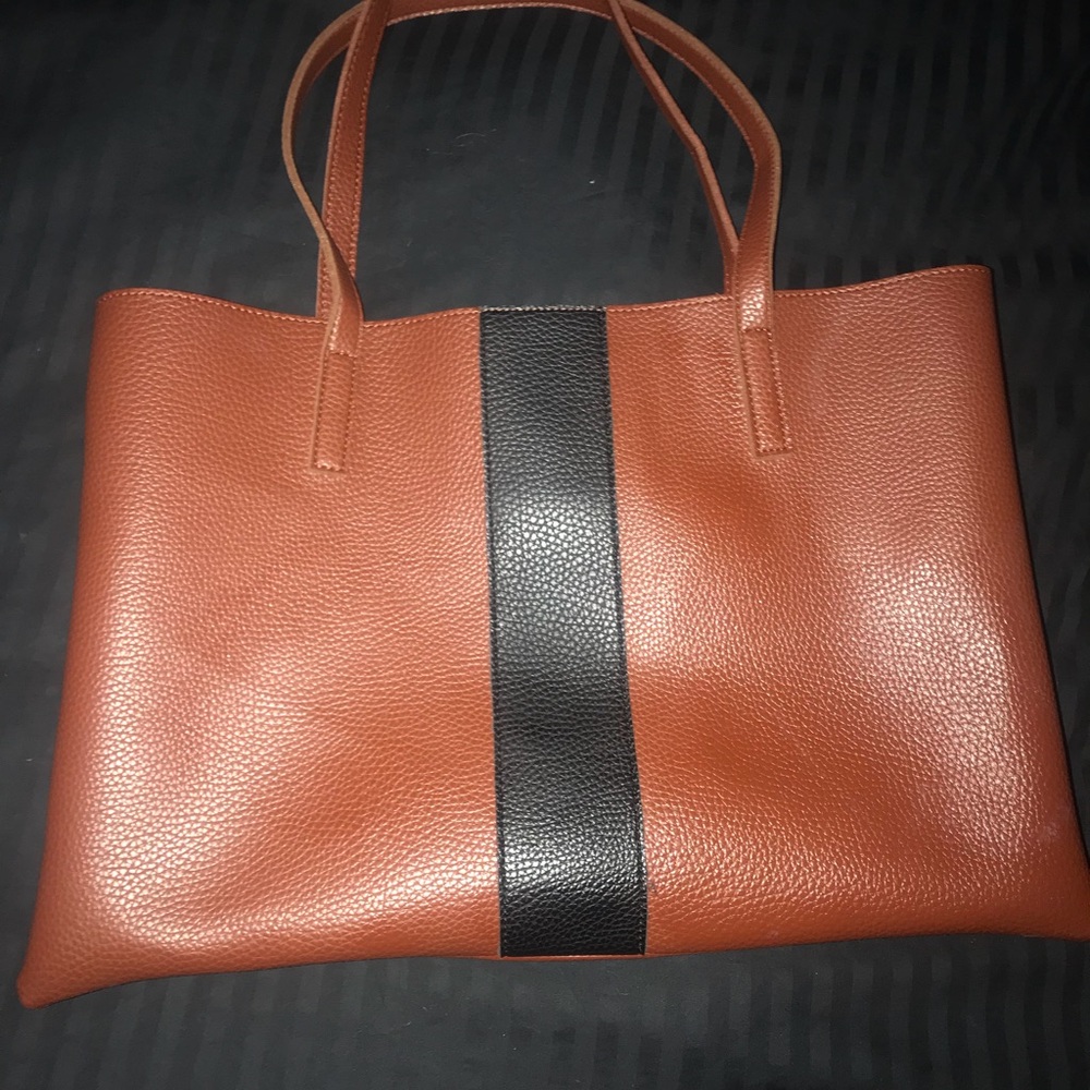 Vince camuto vegan leather tote